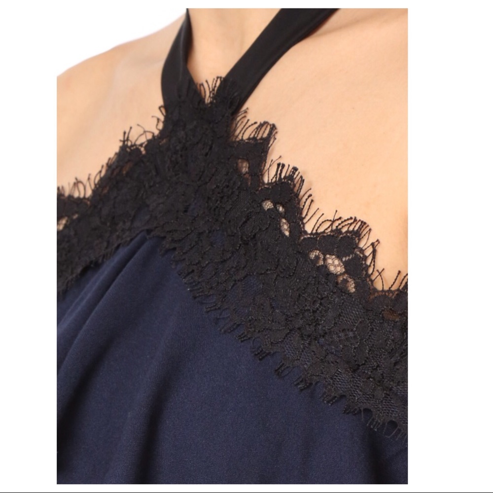 ALICE + OLIVIA LACE DETAIL MAXI DRESS - Picture 2 of 5